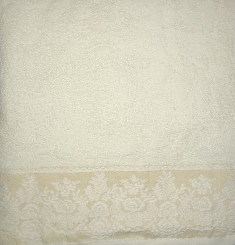 Махровое полотенце 70х140 GARDEN CREAM, кремовый