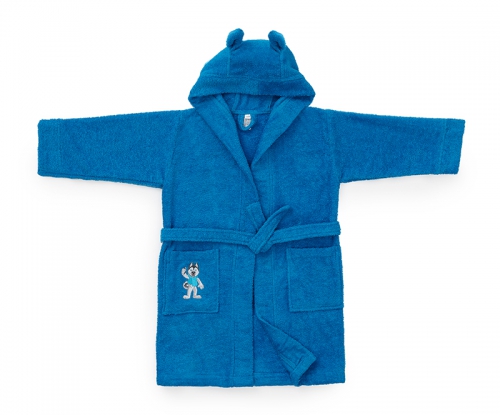 Детский халат Universiade Талисман синий 4-6 лет