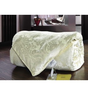 Всесезонное белое шелковое одеяло SL 140х205 см