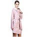 Короткий банный халат SL XS (44) розовый