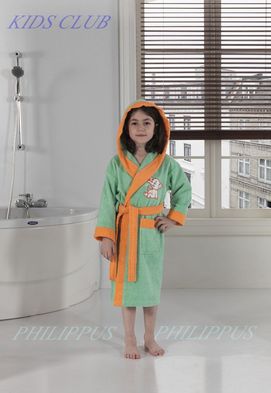 Банный халат SL Бамбук XL (52) персиковый