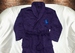 Махровый халат PoloClub Dark Purple