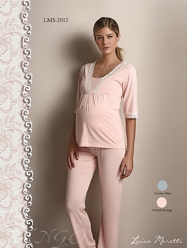 Пижама для беременных Luisa Moretti 2012 Pinkish Orange